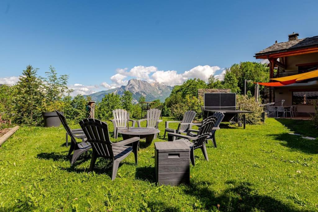 Appartement En Chalet Individuel Sauna Piscine Valmeinier Exteriér fotografie